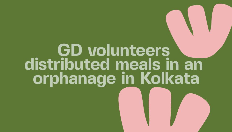 Go Dharmic volunteers distributed hot meals among 300 orphan children Banner
