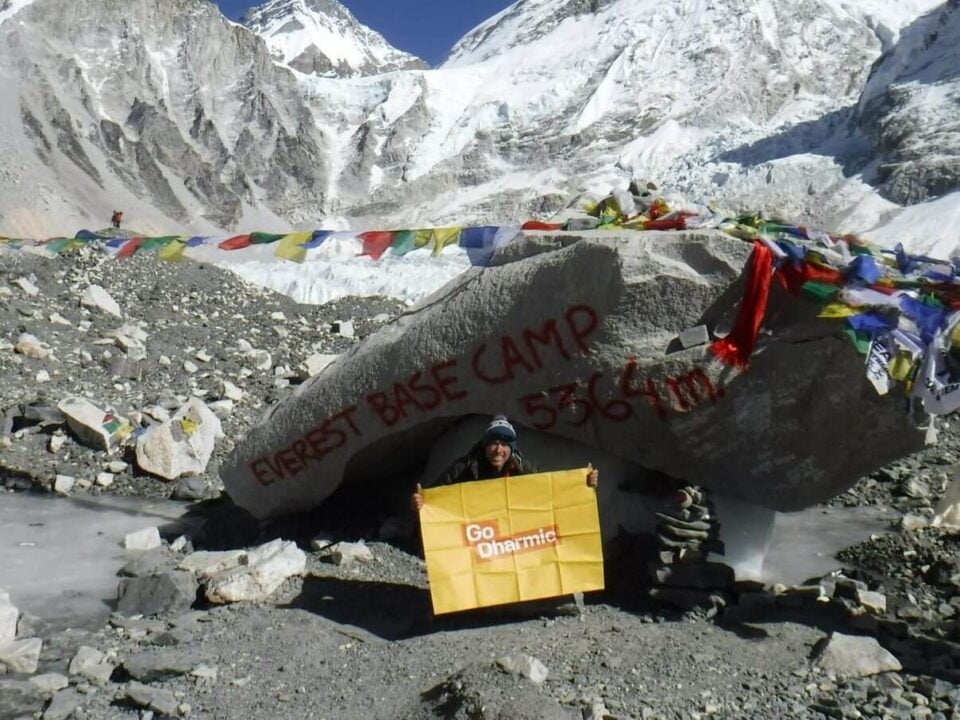 Barry's Everest Marathon Banner