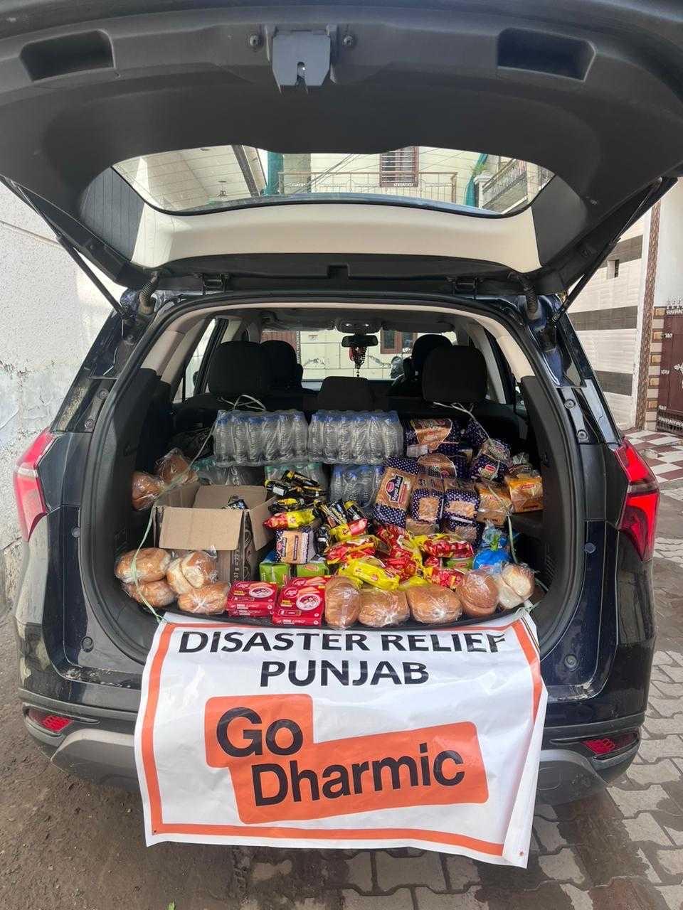 Go Dharmic's Supplies for Flood Victims